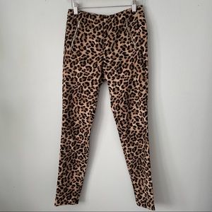 ZARA LEOPARD PANTS